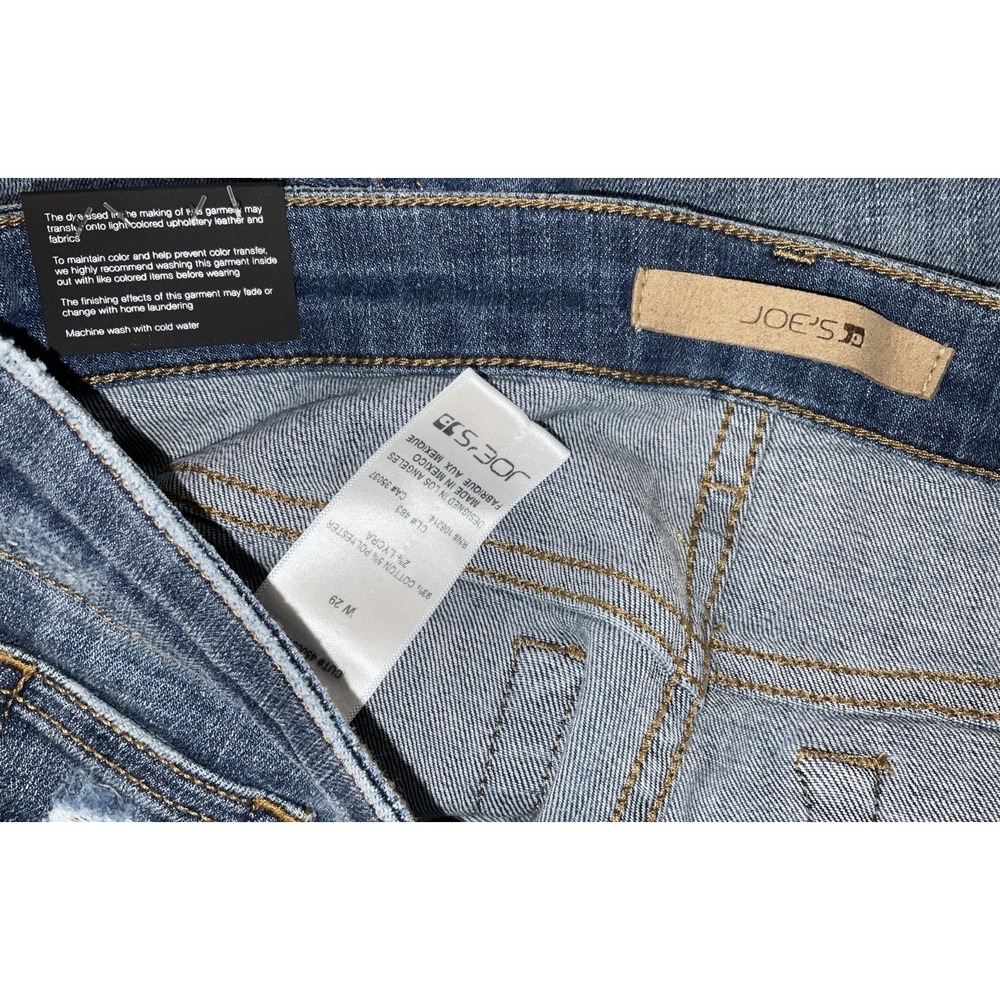 NWT Women's Joe's Jeans Distressed Easy Bermuda Cut Off Shorts Sz 29 (31"X 8") - Picture 7 of 7